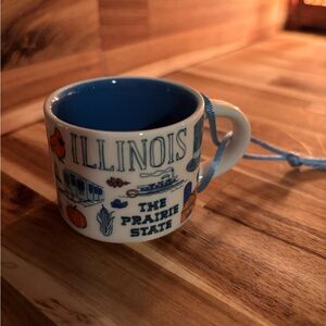 Starbucks Illinois Been There Series Collector Ornament Mug - Discontinued Print